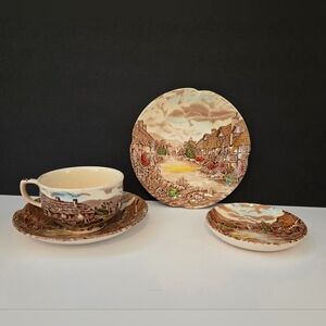 "Olde English Countryside" Tea Set By Johnson Bros